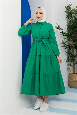 Katkat Cotton Elbise-BENETTON, Fiyatları Tesettür İndirimli Triko Kazak 
